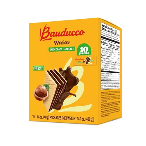 Bauducco Wafer Cookies, Assorted, Chocolate, Vanilla, and Strawberry, 60 oz (Pack of 12) - Crispy & Delicate Wafer Cookies With 3 Delicious, Indulgent Decadent Layers of Flavored Cream.