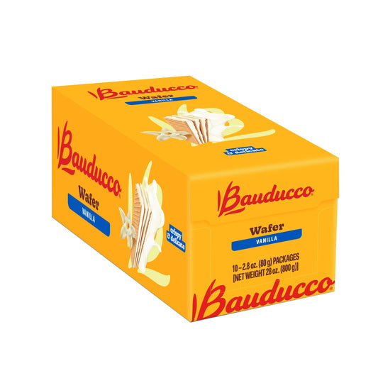 Bauducco Wafer Cookies, Assorted, Chocolate, Vanilla, and Strawberry, 60 oz (Pack of 12) - Crispy & Delicate Wafer Cookies With 3 Delicious, Indulgent Decadent Layers of Flavored Cream.