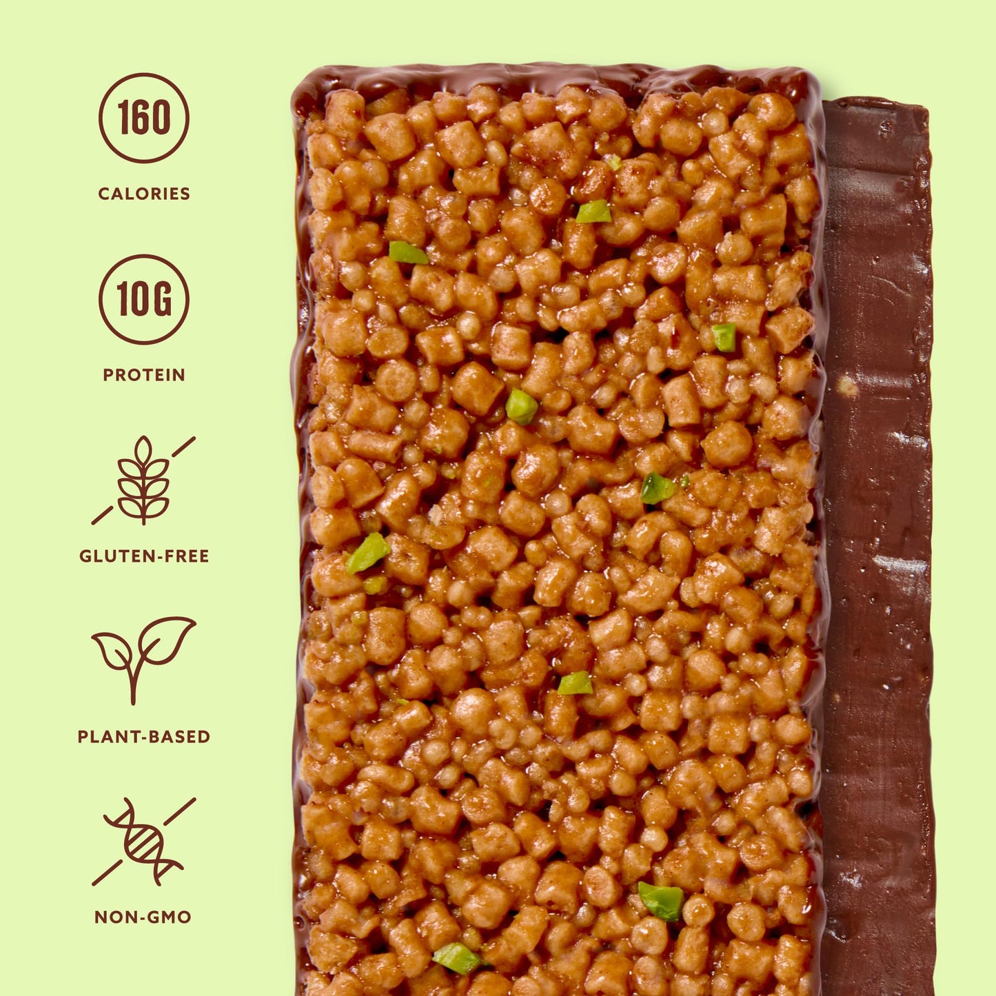 Mezcla Puff Crispy Protein Bars, Gluten Free & Vegan Protein Bars, 10g Protein, Alt for Crispy Rice Treat, Granola Bars & Breakfast Bars, Healthy Snacks for Adults, Variety Pack, 8 Count