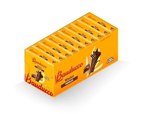 Bauducco Wafer Cookies, Assorted, Chocolate, Vanilla, and Strawberry, 60 oz (Pack of 12) - Crispy & Delicate Wafer Cookies With 3 Delicious, Indulgent Decadent Layers of Flavored Cream.