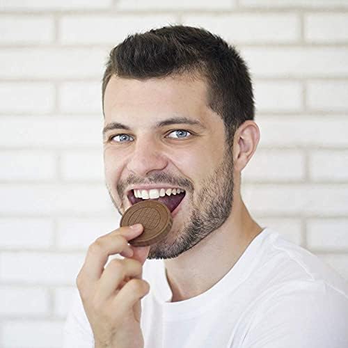 Fiorella Crunch Wafer Cookies - Delicious Chocolate Covered Crispy Thin Wafers with Layers of Hazelnut Cream Filling, Individually Wrapped, Perfect for Snacks, (Pack of 18)