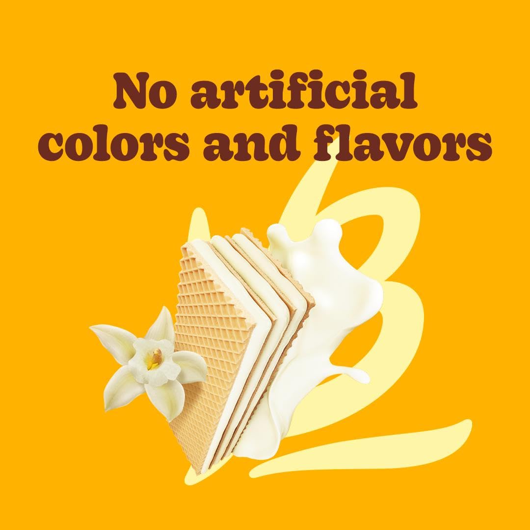Bauducco Wafer Cookies, Assorted, Chocolate, Vanilla, and Strawberry, 60 oz (Pack of 12) - Crispy & Delicate Wafer Cookies With 3 Delicious, Indulgent Decadent Layers of Flavored Cream.