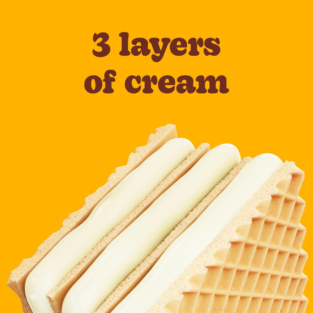 Bauducco Wafer Cookies, Assorted, Chocolate, Vanilla, and Strawberry, 60 oz (Pack of 12) - Crispy & Delicate Wafer Cookies With 3 Delicious, Indulgent Decadent Layers of Flavored Cream.