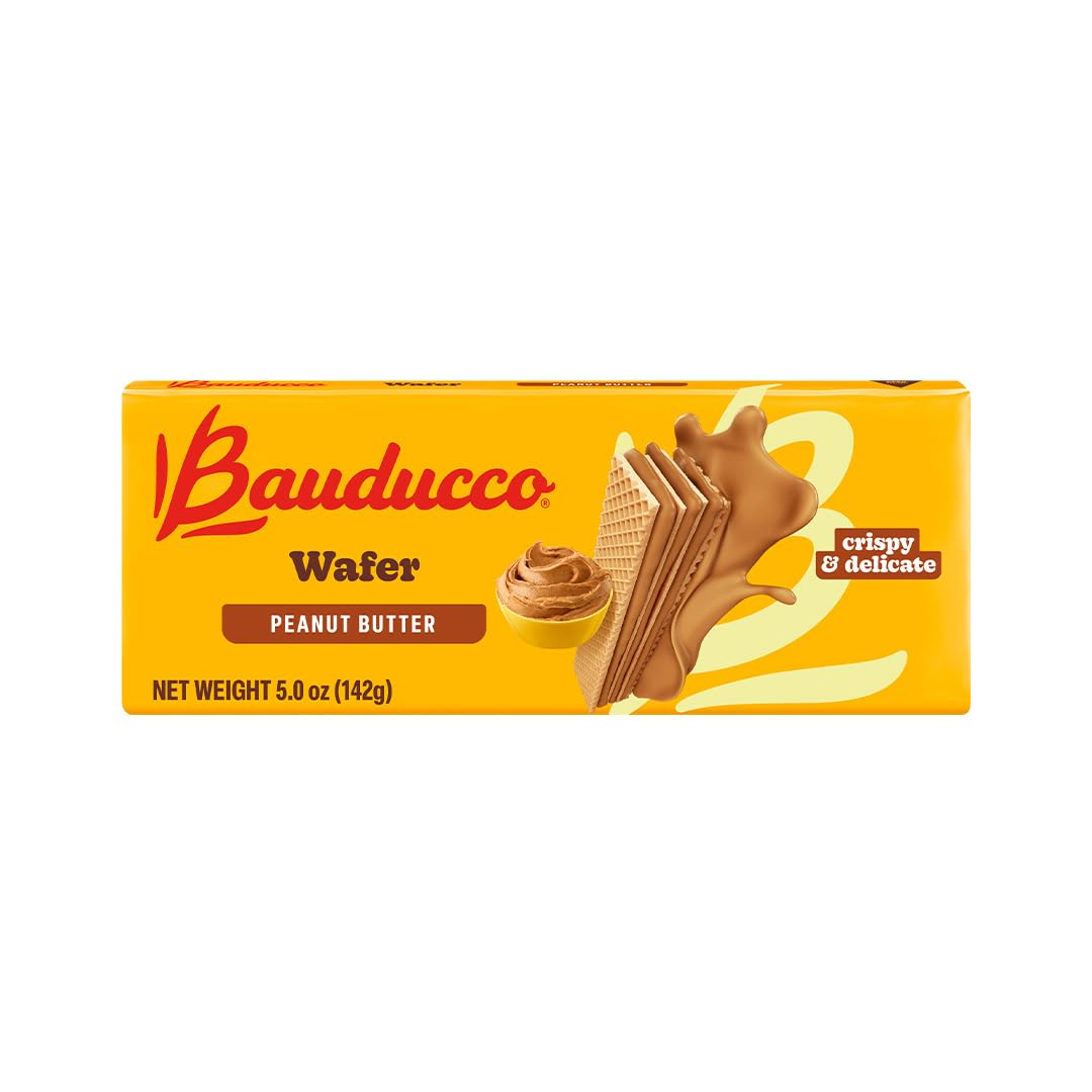 Bauducco Wafer Cookies, Assorted, Chocolate, Vanilla, and Strawberry, 60 oz (Pack of 12) - Crispy & Delicate Wafer Cookies With 3 Delicious, Indulgent Decadent Layers of Flavored Cream.