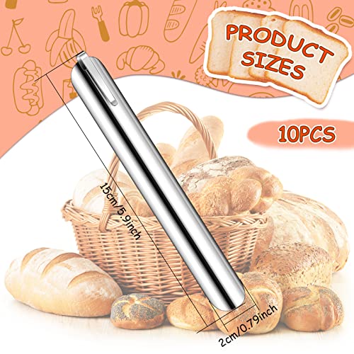 Crumbers for Servers, Table Crumb Sweepers Bread Cleaner Stainless Steel Table Crumbers for Tablecloth in Restaurants and Homes, Servers, Waiters, Waitresses Tool Accessories(Silver,10)