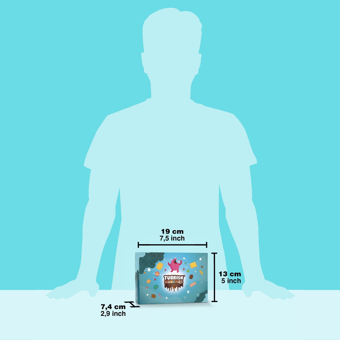 Dubai Chocolate Bar with Mega International Snack Box | Premium Exotic Foreign Snacks Unique Food Gifts Included Try Extraordinary Turkish Candies from Around the World 32 Full-Size