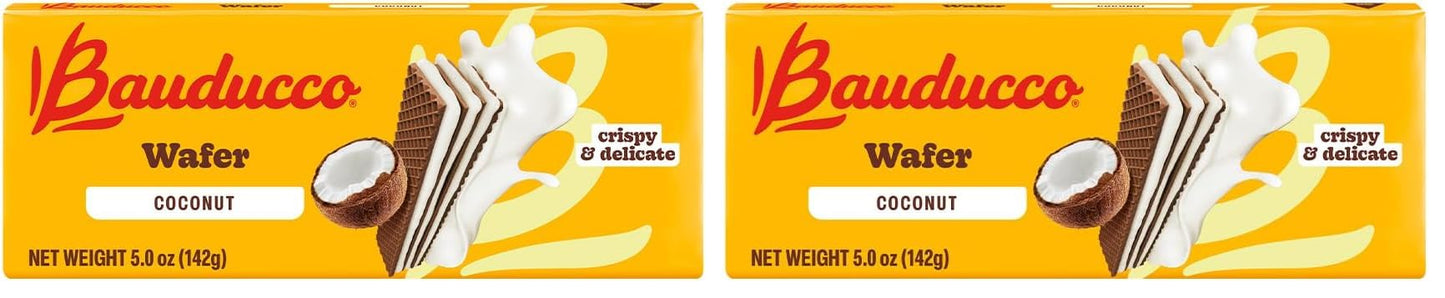 Bauducco Wafer Cookies, Assorted, Chocolate, Vanilla, and Strawberry, 60 oz (Pack of 12) - Crispy & Delicate Wafer Cookies With 3 Delicious, Indulgent Decadent Layers of Flavored Cream.