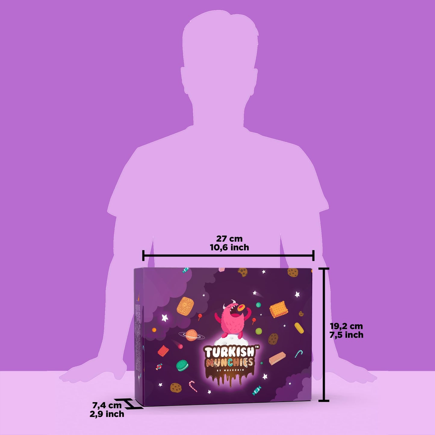 Dubai Chocolate Bar with Mega International Snack Box | Premium Exotic Foreign Snacks Unique Food Gifts Included Try Extraordinary Turkish Candies from Around the World 32 Full-Size