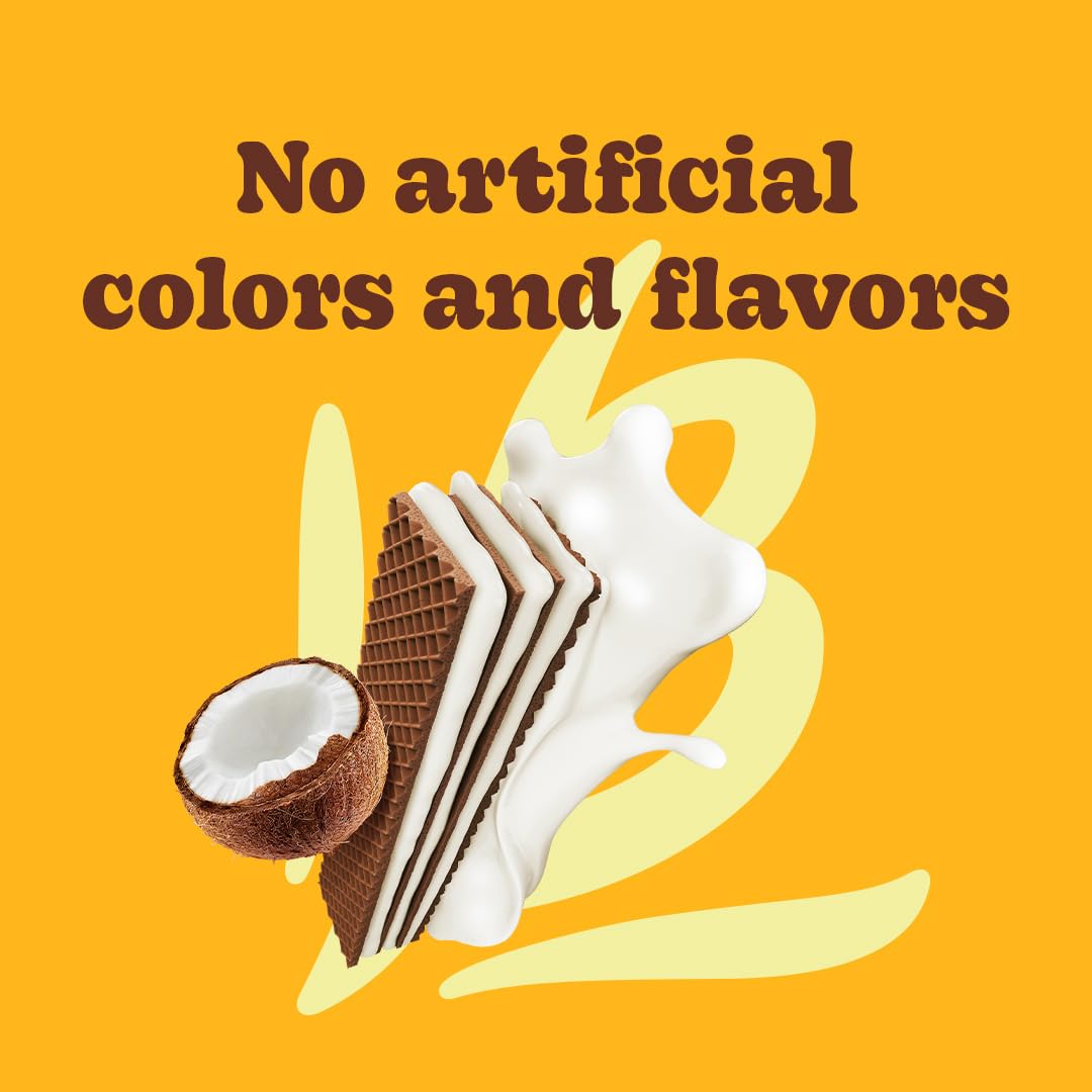 Bauducco Wafer Cookies, Assorted, Chocolate, Vanilla, and Strawberry, 60 oz (Pack of 12) - Crispy & Delicate Wafer Cookies With 3 Delicious, Indulgent Decadent Layers of Flavored Cream.
