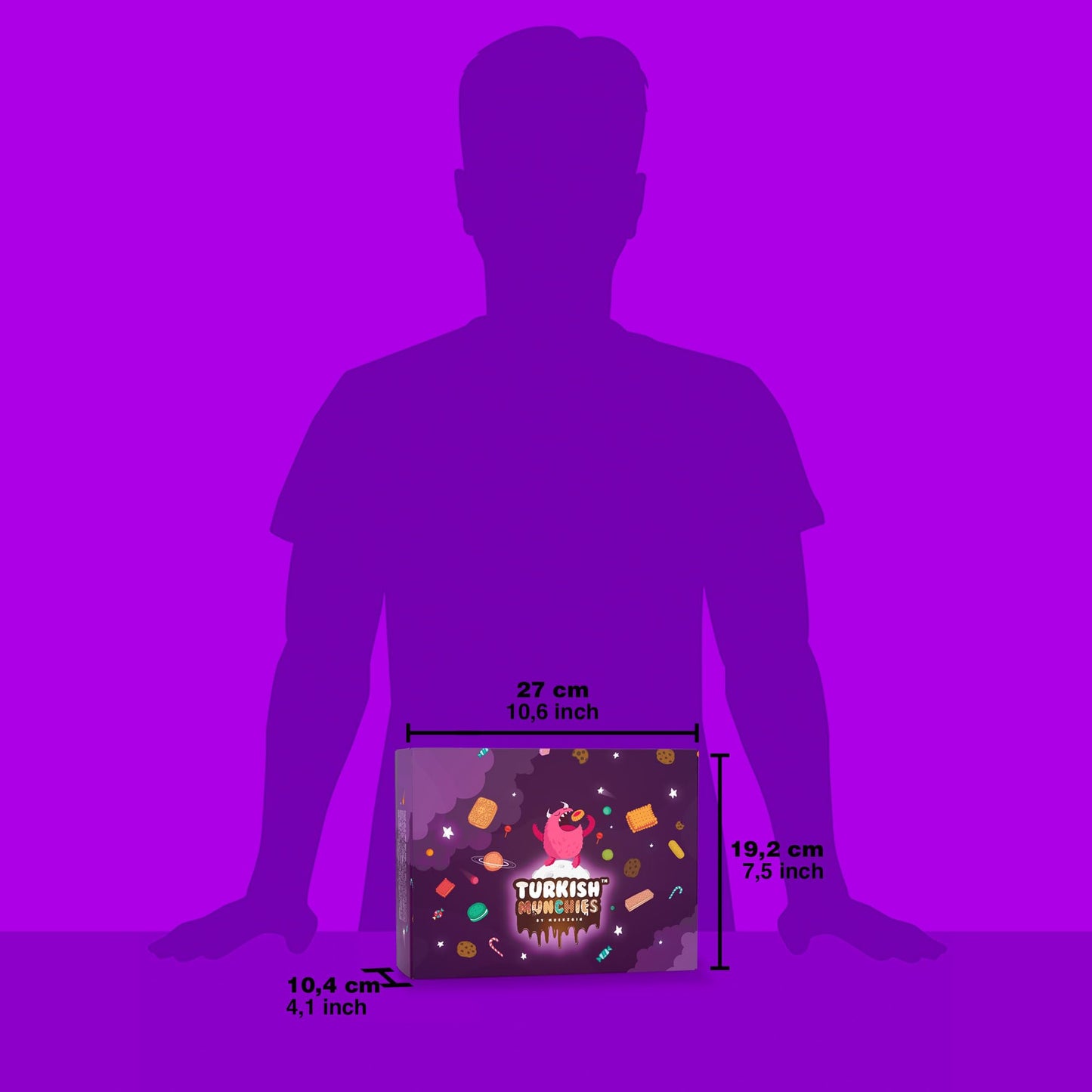 Dubai Chocolate Bar with Mega International Snack Box | Premium Exotic Foreign Snacks Unique Food Gifts Included Try Extraordinary Turkish Candies from Around the World 32 Full-Size