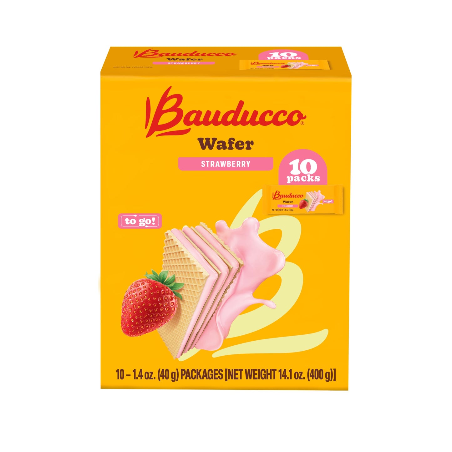 Bauducco Wafer Cookies, Assorted, Chocolate, Vanilla, and Strawberry, 60 oz (Pack of 12) - Crispy & Delicate Wafer Cookies With 3 Delicious, Indulgent Decadent Layers of Flavored Cream.