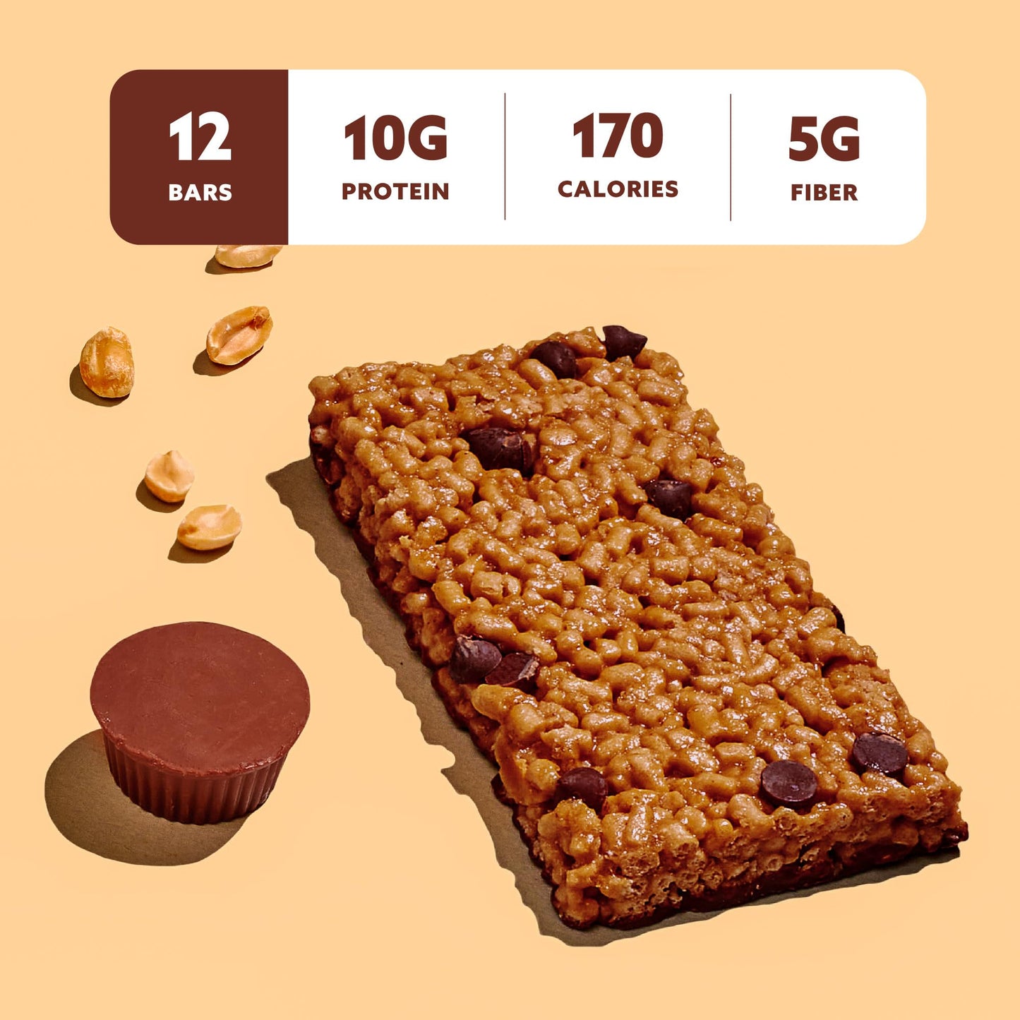Mezcla Puff Crispy Protein Bars, Gluten Free & Vegan Protein Bars, 10g Protein, Alt for Crispy Rice Treat, Granola Bars & Breakfast Bars, Healthy Snacks for Adults, Variety Pack, 8 Count