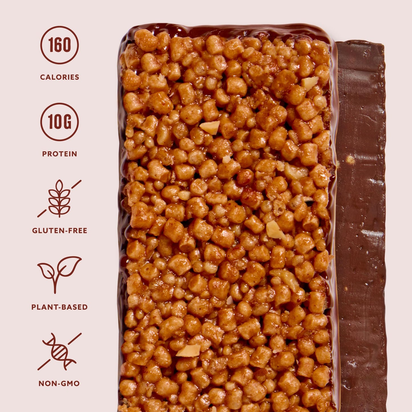 Mezcla Puff Crispy Protein Bars, Gluten Free & Vegan Protein Bars, 10g Protein, Alt for Crispy Rice Treat, Granola Bars & Breakfast Bars, Healthy Snacks for Adults, Variety Pack, 8 Count