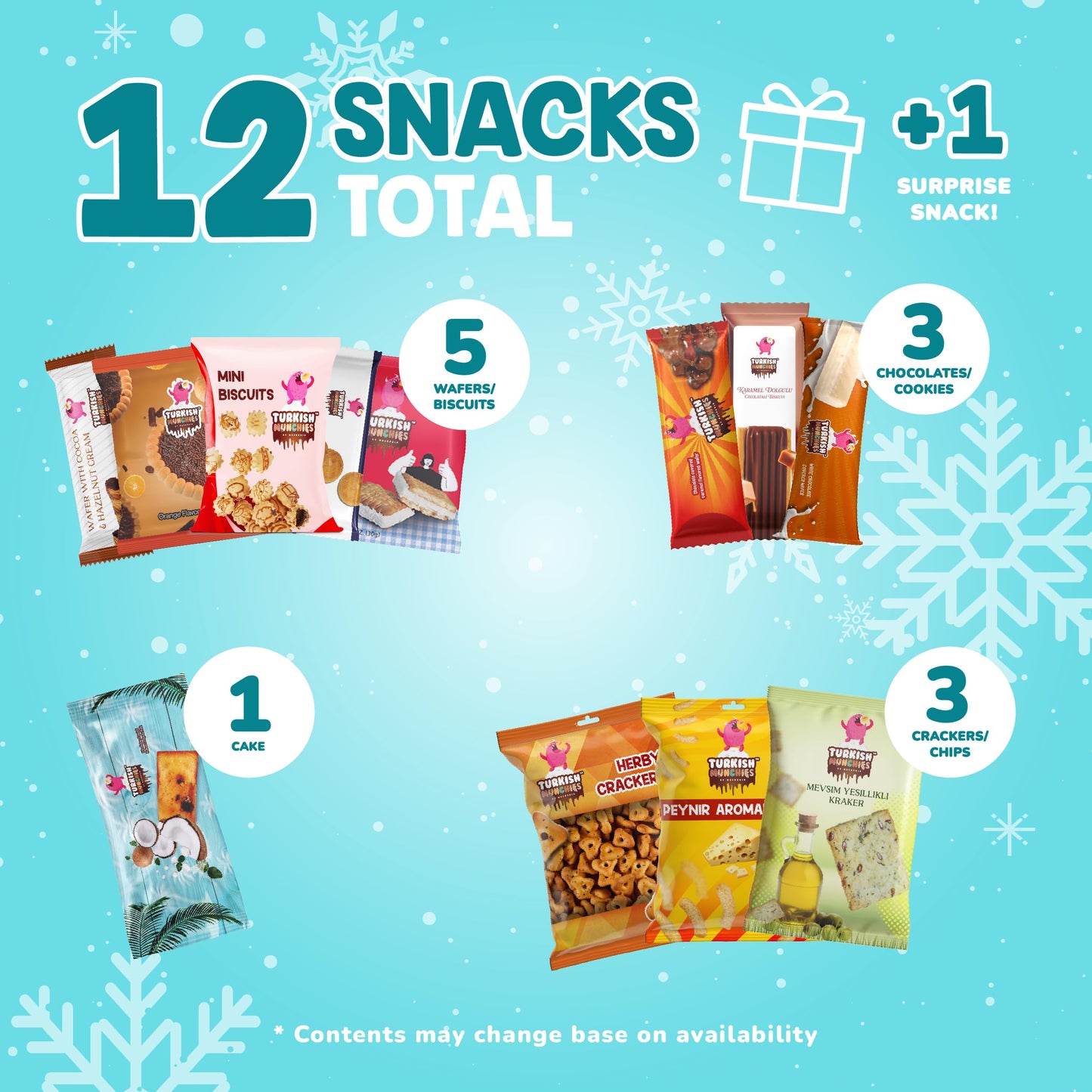 Dubai Chocolate Bar with Mega International Snack Box | Premium Exotic Foreign Snacks Unique Food Gifts Included Try Extraordinary Turkish Candies from Around the World 32 Full-Size