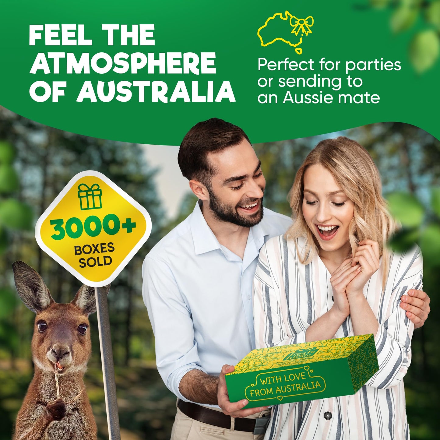 Australian Snack Box with Tim Tams, Cadbury, Cherry Ripe, Authentic Australian Snacks and Candy, Perfect Australian Gift