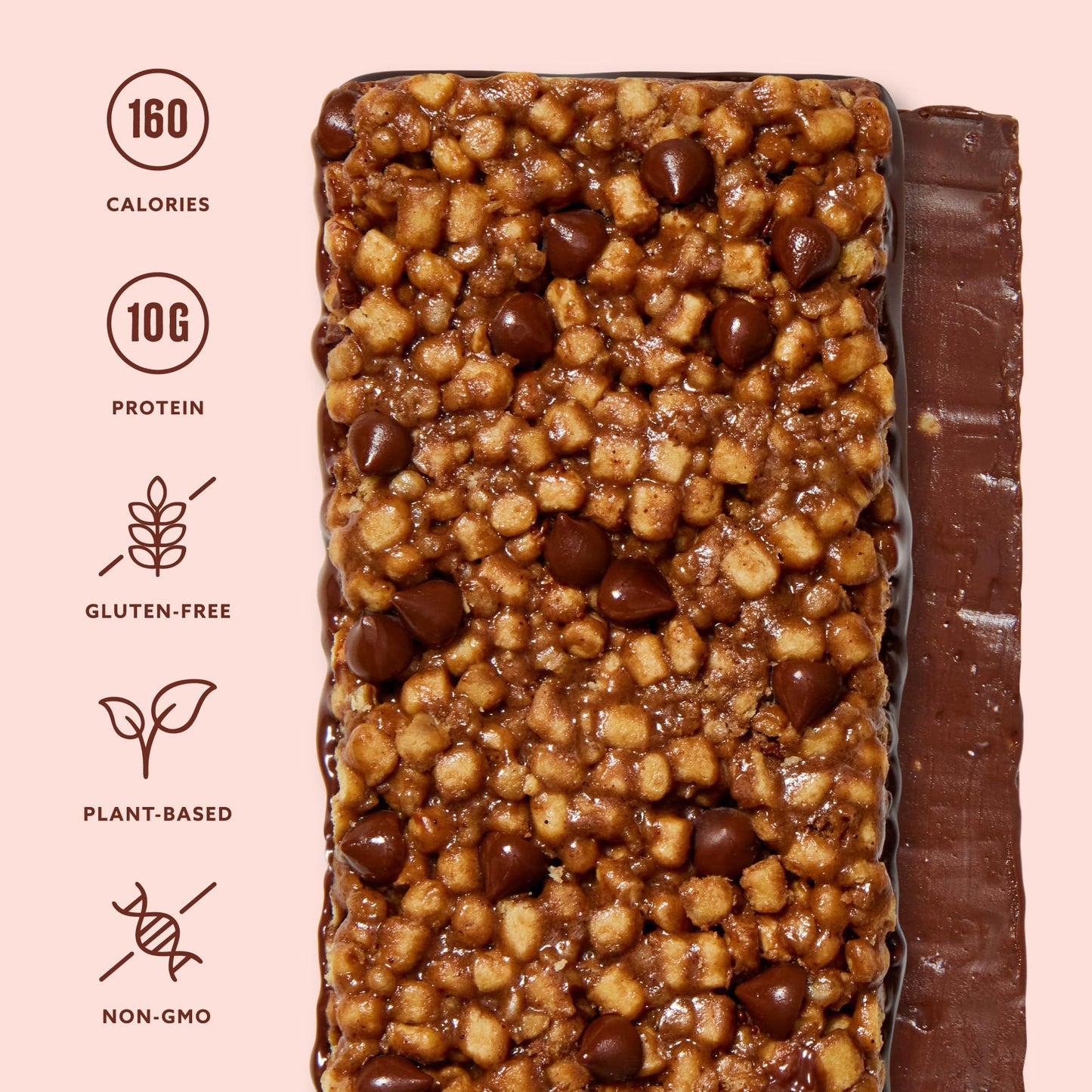 Mezcla Puff Crispy Protein Bars, Gluten Free & Vegan Protein Bars, 10g Protein, Alt for Crispy Rice Treat, Granola Bars & Breakfast Bars, Healthy Snacks for Adults, Variety Pack, 8 Count