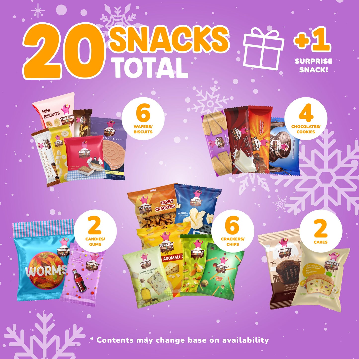 Dubai Chocolate Bar with Mega International Snack Box | Premium Exotic Foreign Snacks Unique Food Gifts Included Try Extraordinary Turkish Candies from Around the World 32 Full-Size