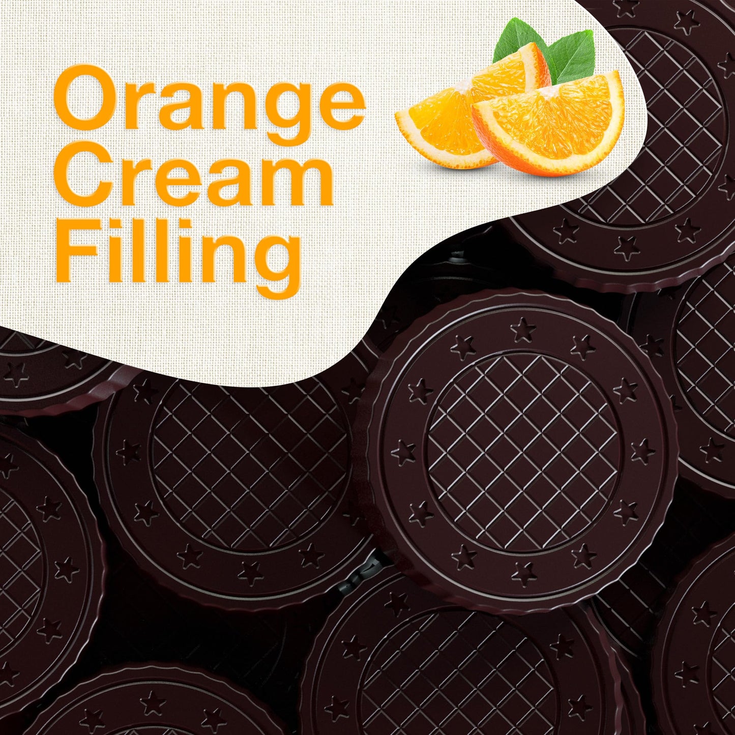 Fiorella Crunch Wafer Cookies - Delicious Chocolate Covered Crispy Thin Wafers with Layers of Hazelnut Cream Filling, Individually Wrapped, Perfect for Snacks, (Pack of 18)