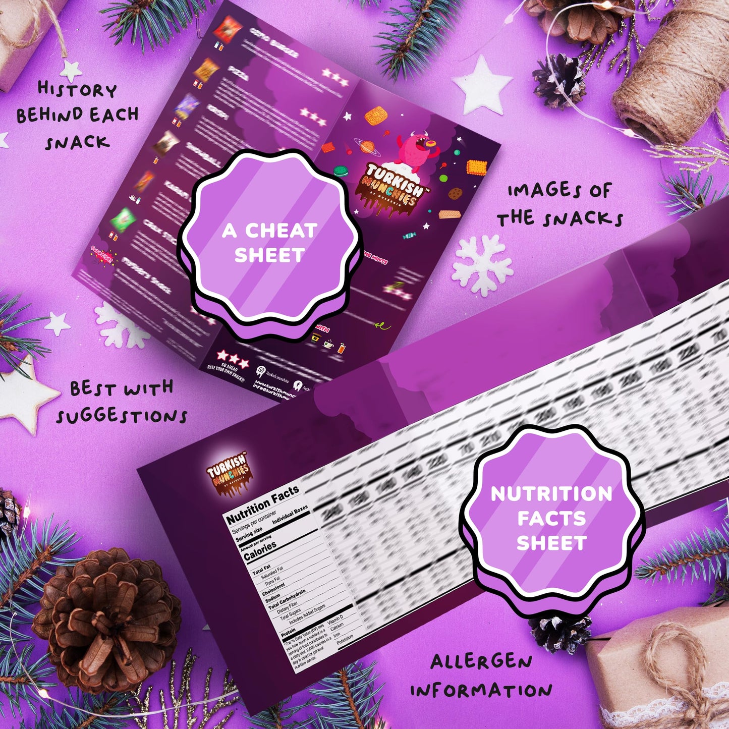 Dubai Chocolate Bar with Mega International Snack Box | Premium Exotic Foreign Snacks Unique Food Gifts Included Try Extraordinary Turkish Candies from Around the World 32 Full-Size